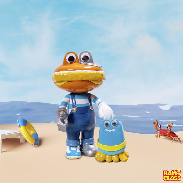 Happi Class - HC#036 Sailor Burger Kun & Octo Filer 漢堡君 水手漢堡 八爪魚柳