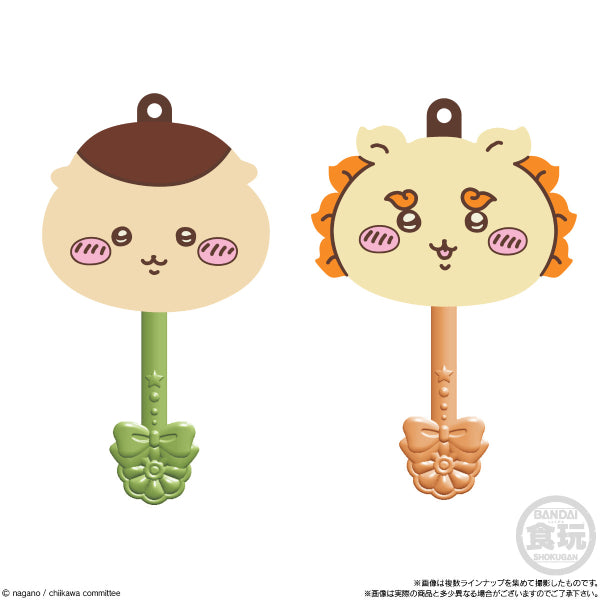 Chiikawa SOMETHING SMALL AND CUTE LOLLIPOP CHOCO CHARM W/O GUM (box of 12 packs) ちいかわ Chikawa 小可愛 吉伊卡哇 鎖匙扣 吊飾 掛飾