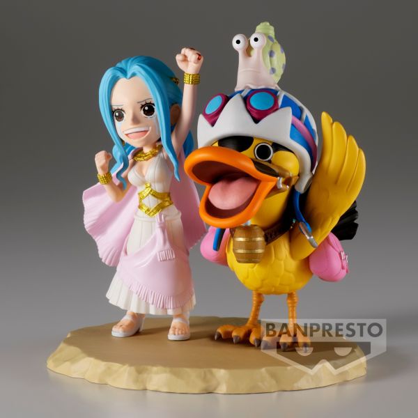[WCF] ONE PIECE WORLD COLLECTABLE FIGURE LOG STORIES-NEFELTARI VIVI & KAROO 海賊王 納菲魯塔利·D·比比 薇薇 跑得快 卡魯 飛毛腿