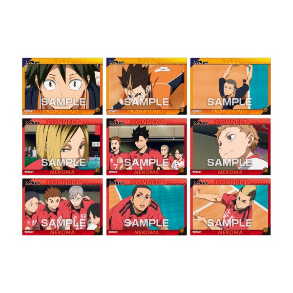 Haikyu!! Clear Card Collection Gum 4 Decisive Battle at the Garbage Dump (box of 16 packs) (First production limited BOX purchase bonus included) 排球少年 透明卡 收藏卡