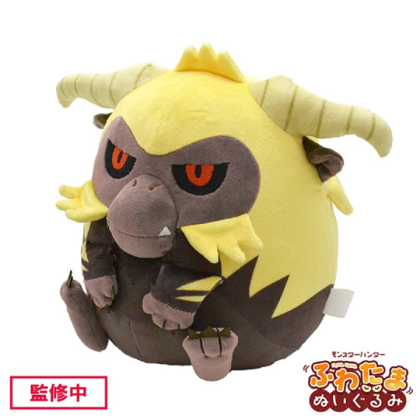 Monster Hunter Fuwatama Plush (Mizutsune / Furious Rajang) 芒亨 魔物獵人 怪物獵人 (泡狐龍 (タマミツネ) / 激昂金獅子 (激昂したラージャン))