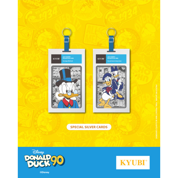 KYUBI Charm Collection Series 3 - Donald Duck 90 (box of 5) 迪士尼 唐老鴨 收藏卡 掛飾