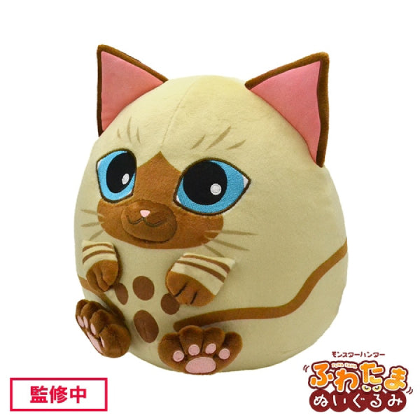 Monster Hunter Fuwatama Plush (Khezu / Felyne) 芒亨 魔物獵人 怪物獵人 (奇怪龍 (フルフル) / 艾路 (アイルー))
