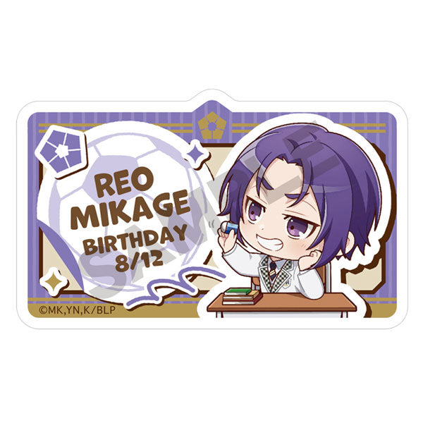 Blue Lock Trading Name Badge Style Acrylic Clip Puchikura (set of 8) 藍色監獄 Blue Lock 夾