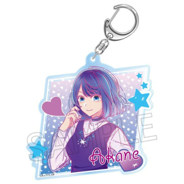 Oshi no Ko Vivid Line Acrylic Key Ring (6 variants) 我推的孩子 鎖匙扣 吊飾 掛飾