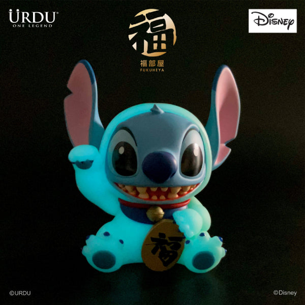 Urdu - Disney Fukuheya Lucky Series 2 - Stitch (box of 8) 福部屋招財貓 史迪仔