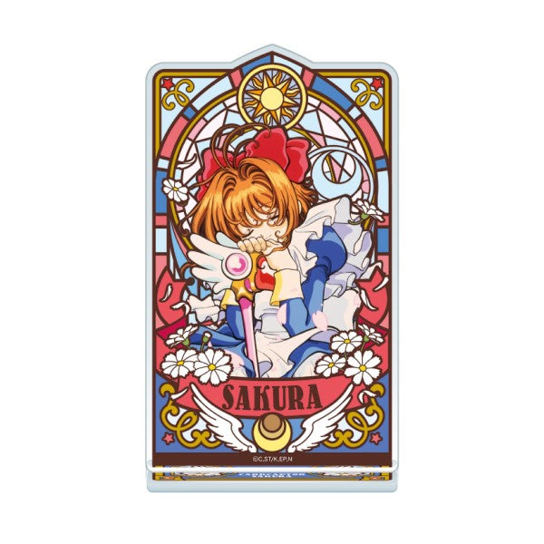 Cardcaptor Sakura Stained Glass Style Acrylic Stand (7 variants) 百變小櫻 小狼 亞加力 立牌