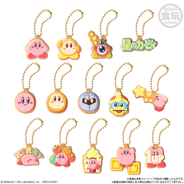 KIRBY COOKIE CHARM COT W/O GUM (set of 14) (2024 Sep resale ver.) 星之卡比 吊飾 掛飾 鎖匙扣