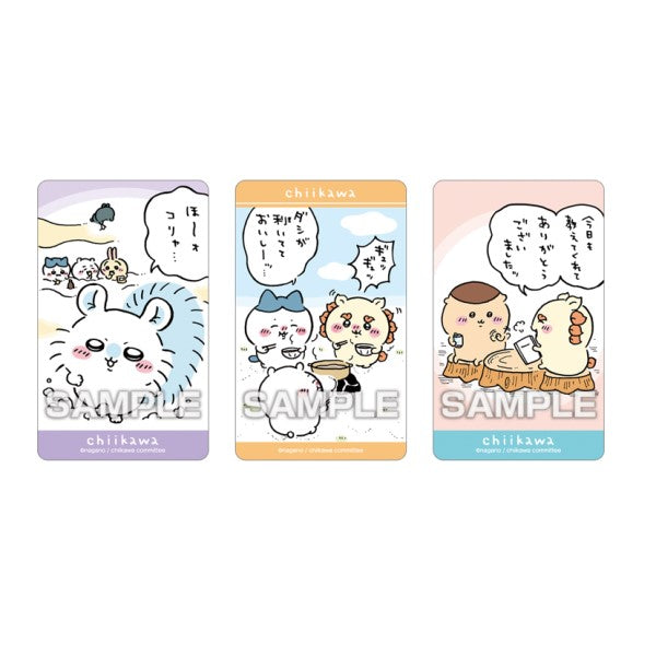 Chikawa deco sticker 3 with gum (box of 20 packs) ちいかわ 小可愛 吉伊卡哇 Chiikawa Something Small and Cute