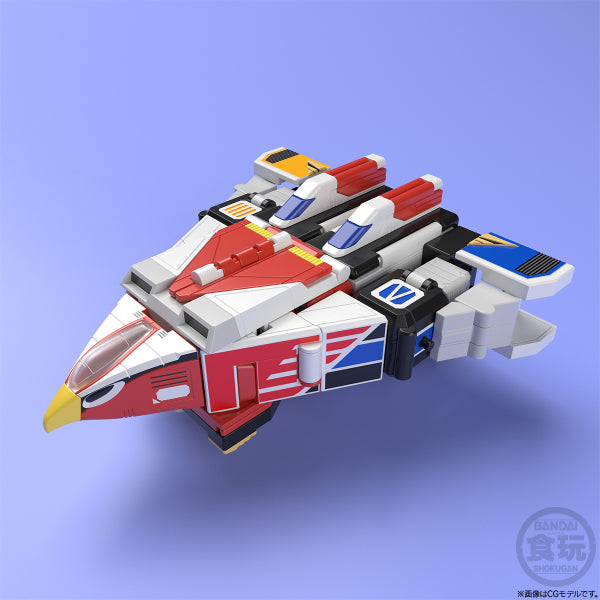 SUPER MINIPLA TENKUU GATTAI JET ICARUS SET W/O RAMUNE 飛鳥戰隊 鳥人戰隊 伊卡洛斯