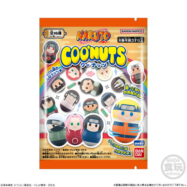 COO'NUTS NARUTO W/O GUM (box of 14) 火影忍者 不倒翁 Coonut