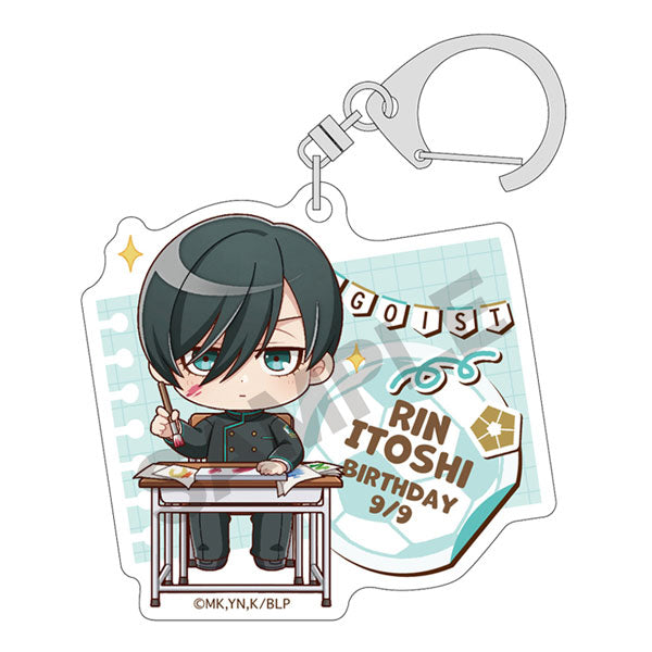 Blue Lock Trading Acrylic Key Chain Puchikura (set of 8) 藍色監獄 Blue Lock 鎖匙扣 吊飾 掛飾
