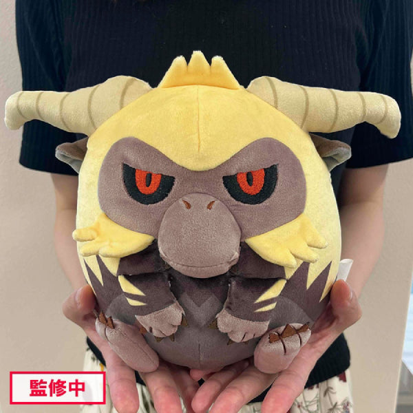 Monster Hunter Fuwatama Plush (Mizutsune / Furious Rajang) 芒亨 魔物獵人 怪物獵人 (泡狐龍 (タマミツネ) / 激昂金獅子 (激昂したラージャン))
