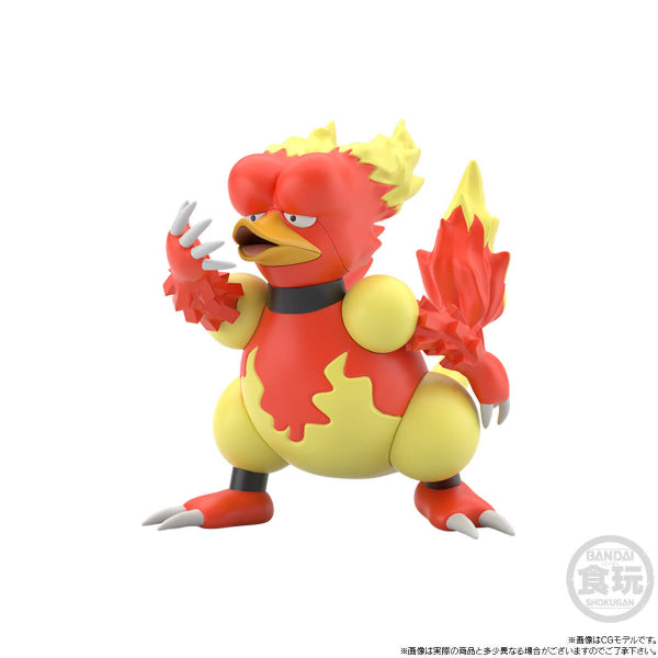 POKÉMON SCALE WORLD KANTO REGION BLAINE & RAPIDASH & MAGMAR W/O GUM  寵物小精靈 寶可夢 夏伯 鴨嘴火獸 烈焰馬 關都地區