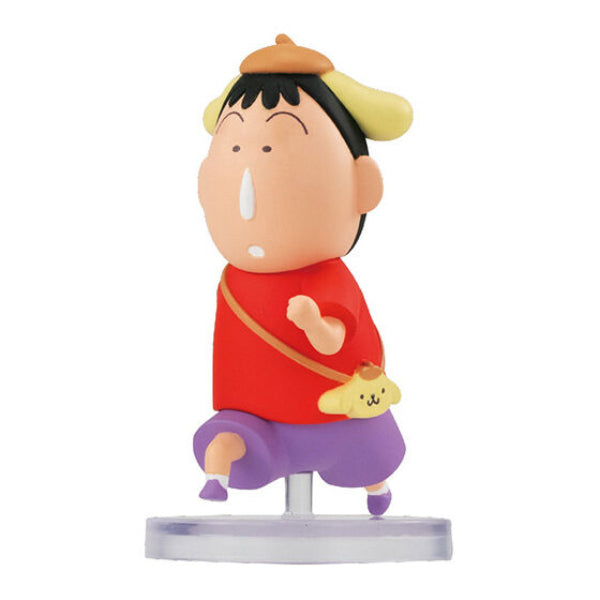 [GASHABOX] CRAYON SHINCHAN x SANRIO LET'S GET IN LINE (set of 10) 蠟筆小新 扭蛋 capsule gashapon