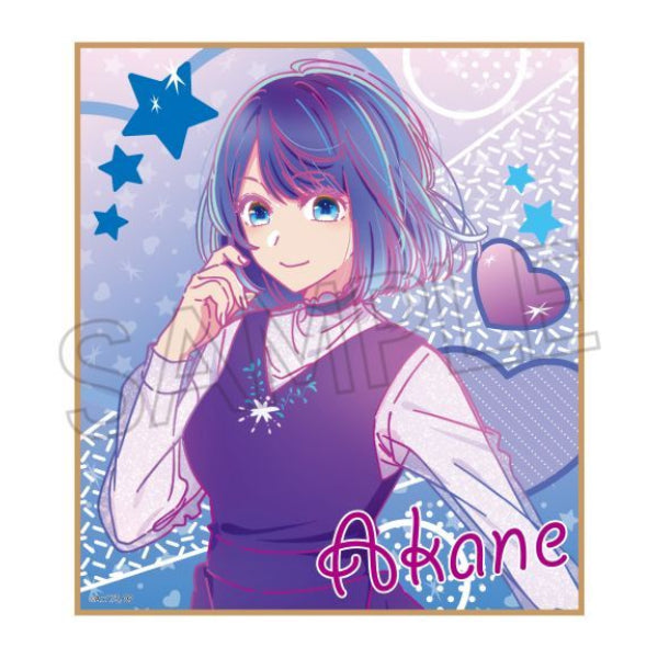 Oshi no Ko Vivid Line Trading Illustration Board Box (set of 6) 我推的孩子 色紙 shikishi