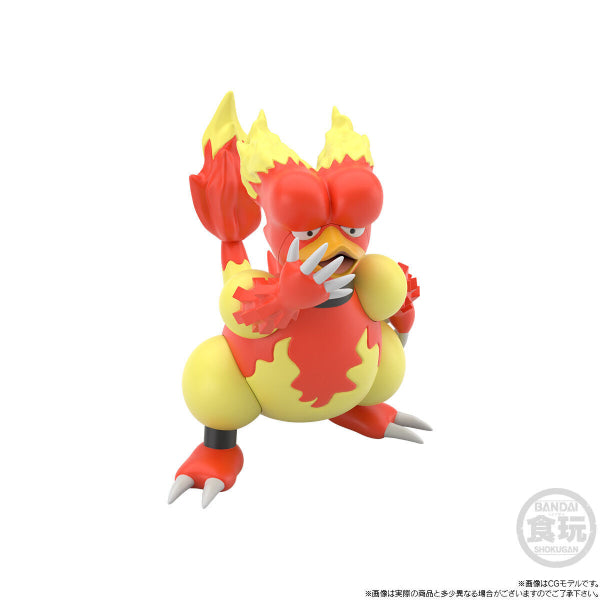 POKÉMON SCALE WORLD KANTO REGION BLAINE & RAPIDASH & MAGMAR W/O GUM  寵物小精靈 寶可夢 夏伯 鴨嘴火獸 烈焰馬 關都地區
