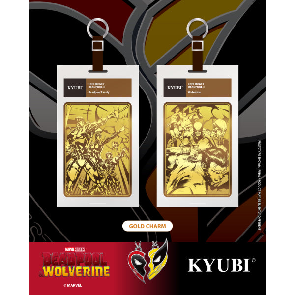 KYUBI Charm Collection Series 4 - Deadpool & Wolverine MARVEL 死侍 金鋼狼
