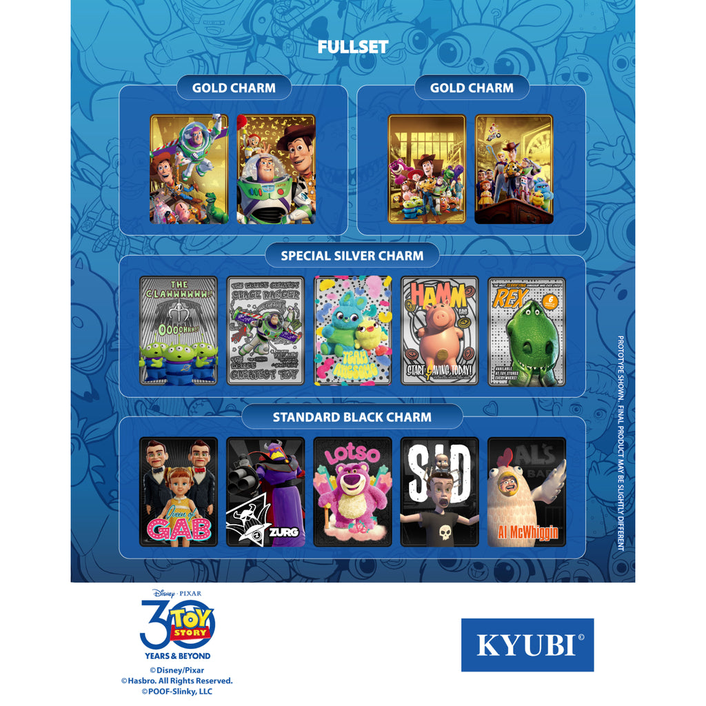 KYUBI Charm Collection Series 6 - Toy Story 30th anniversary (box of 5) 反斗奇兵30周年