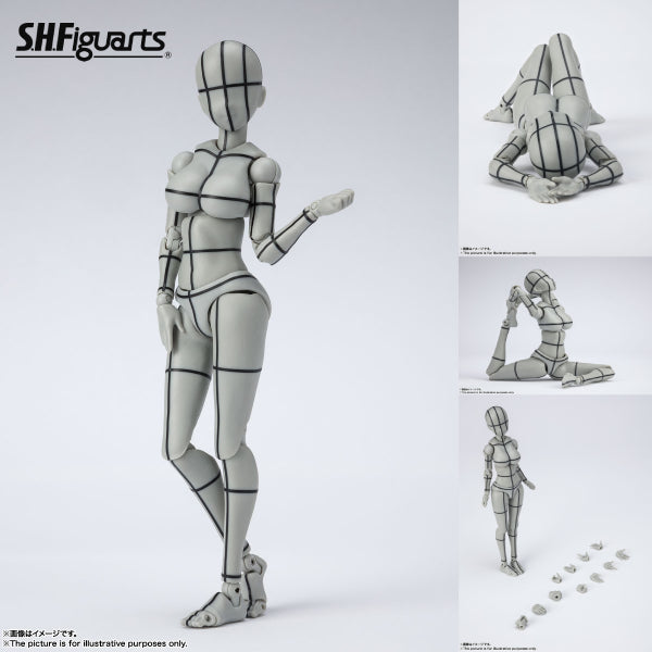 S.H.Figuarts BODY CHAN -KENTARO YABUKI- WIRE FRAME (Gray Color Ver.) (2024 July Resale ver.) SHF 矢吹健太朗 素體