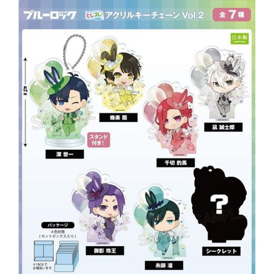 Blue Lock Tojicolle Acrylic Key Chain Vol.2 (Set of 7) 藍色監獄 鎖匙扣 掛飾 吊飾