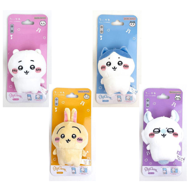 Chikawa Play Charm Smartphone Stand Mascot - (Chiikawa / Usagi / Hachiware / Momonga) ちいかわ 小可愛 吉伊卡哇 Something Small and Cute 手機掛飾 nuigurumi