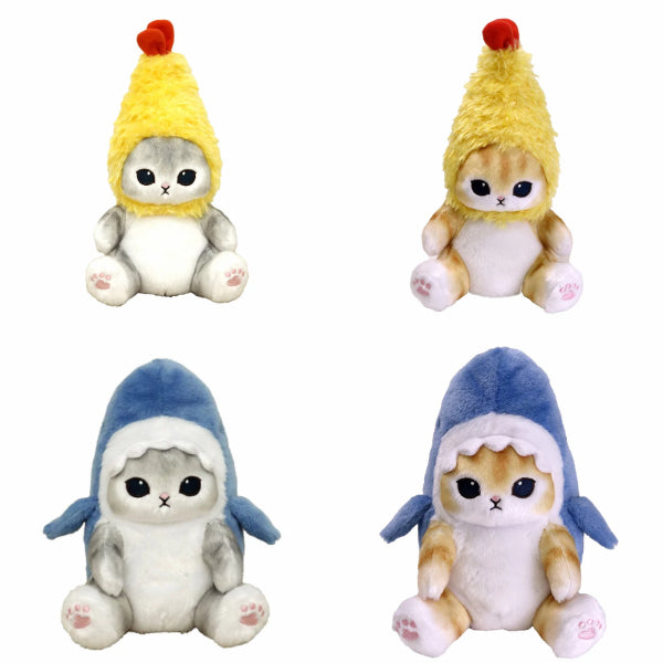 Mofusand Potetama stuffed toy (Ebinyan Gray / Ebinyan Beige / Samenyan Gray / Samenyan Beige) 貓 公仔