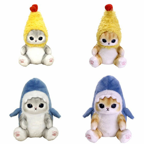 Mofusand Potetama stuffed toy (Ebinyan Gray / Ebinyan Beige / Samenyan Gray / Samenyan Beige) 貓 公仔