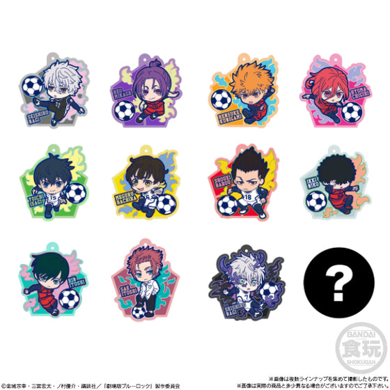 BLUE LOCK POP RUBBER W/O GUM (Box of 10 packs) 藍色監獄 鎖匙扣 掛飾 吊飾