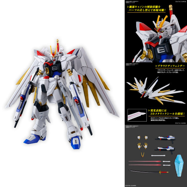HG 1/144 MIGHTY STRIKE FREEDOM GUNDAM 機動戰士 高達 突擊自由高達極 非凡突擊自由高達