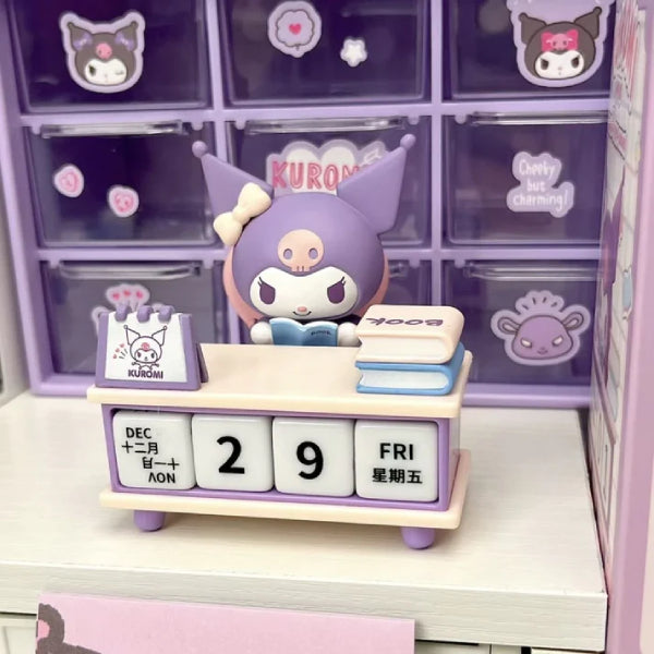 Sanrio characters School Dairy Series Display (Pochacco/ KUROMI) PC狗 可羅米 日曆