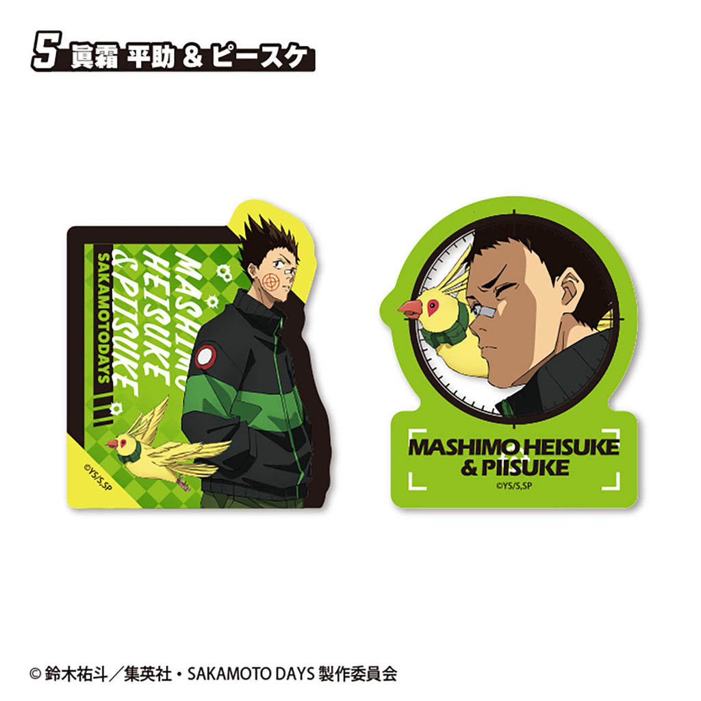 SAKAMOTO DAYS W Die-cut Clear Stickers (set of 15) 坂本日常
