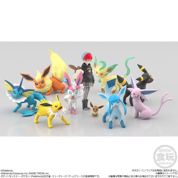 POKEMON SCALE WORLD PALDEA REGION EEVEE EVOLUTION SET W/O GUM  寵物小精靈 寶可夢 伊貝進化 套裝 帕底亞地區