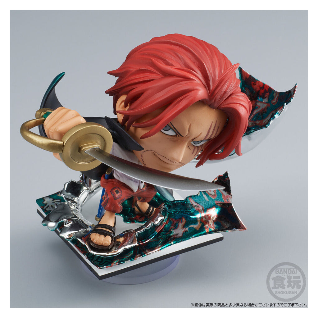 NIFORMATION FIGURE (MONKEY D. LUFFY / SHANKS / BUGGY / MARSHALL D. TEACH) W/O GUM  海賊王 路飛 撒古斯 巴奇 黑胡子