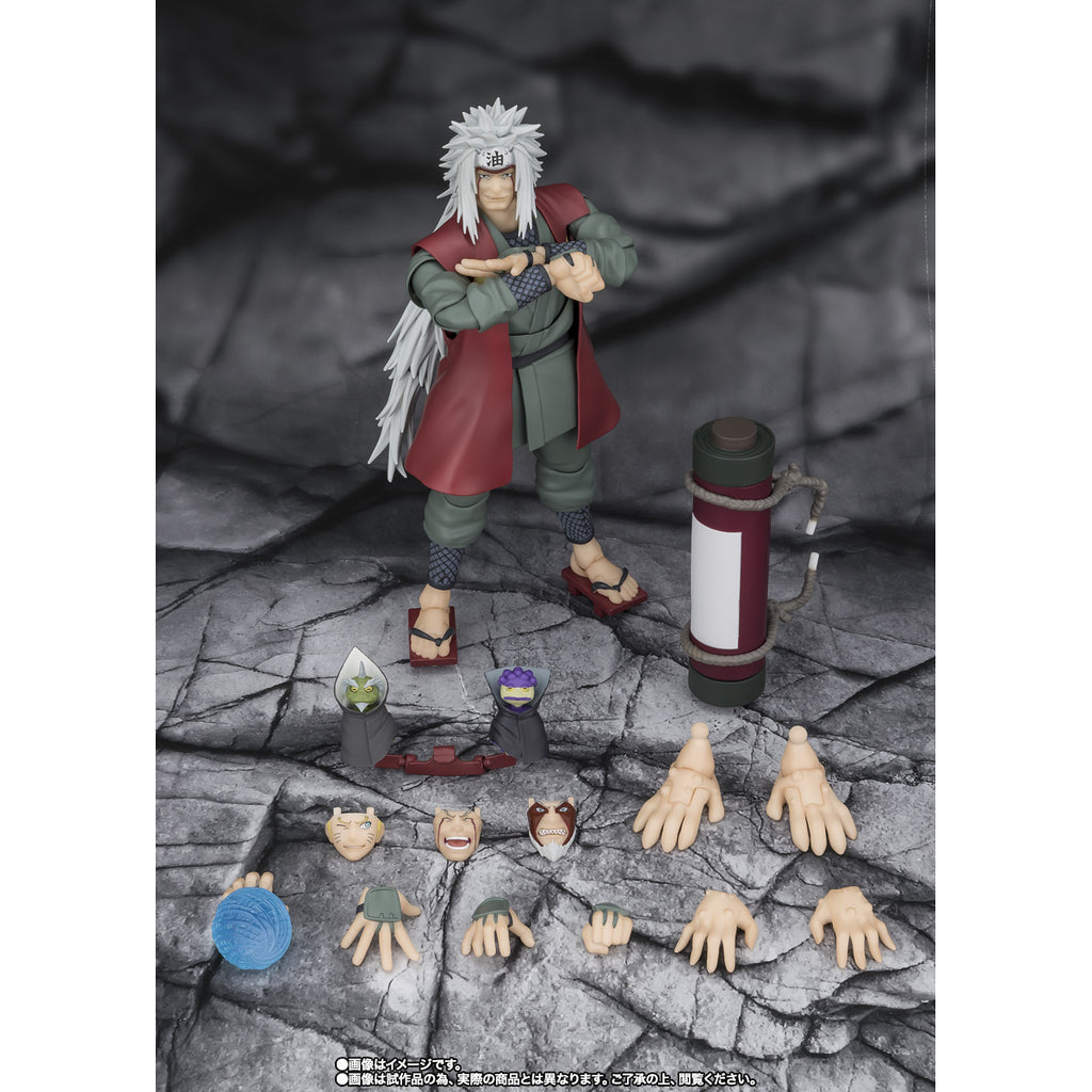 S.H.Figuarts JIRAIYA -Hidden Leaf Heroic Master Sage- (Sage Mode Set) 火影忍者 自來也