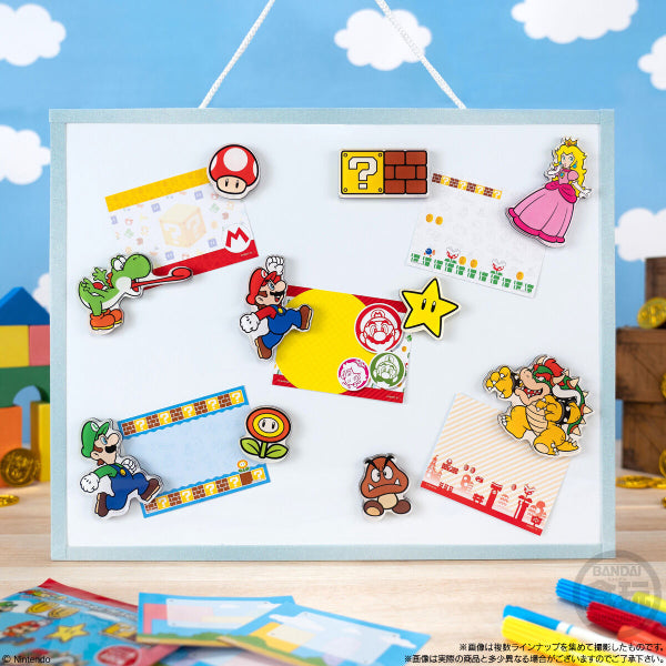 SUPER MARIO CHARACTER MAGNET W/O GUM (box of 14 packs) 瑪利奧 瑪利歐 磁石貼 磁貼