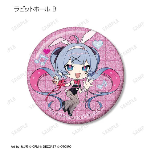 OTOIRO Chibi Character Art by Rozuki Trading Glitter Pin Badges - Decomik LIVE starring Hatsune Miku Hello Produced by DECO*27 (box of 12) 初音 未來