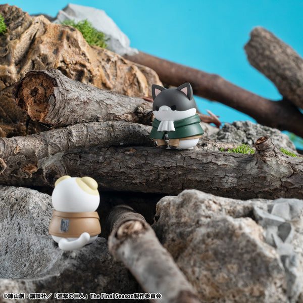 MEGA CAT PROJECT Attack on Titan Attack on Tinyan Gathering Scout Regiment danyan！(set of 8) (2026 Jan Resale ver.) 進擊的巨人