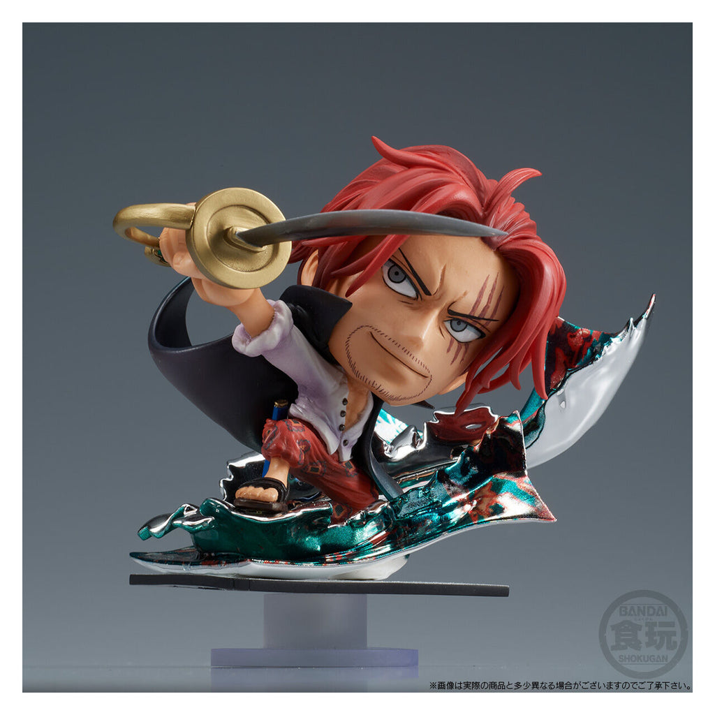 NIFORMATION FIGURE (MONKEY D. LUFFY / SHANKS / BUGGY / MARSHALL D. TEACH) W/O GUM  海賊王 路飛 撒古斯 巴奇 黑胡子