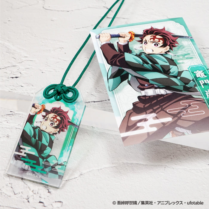 Demon Slayer Amulet-Style Acrylic Keychain (pack of 10) 鬼滅之刃 御守