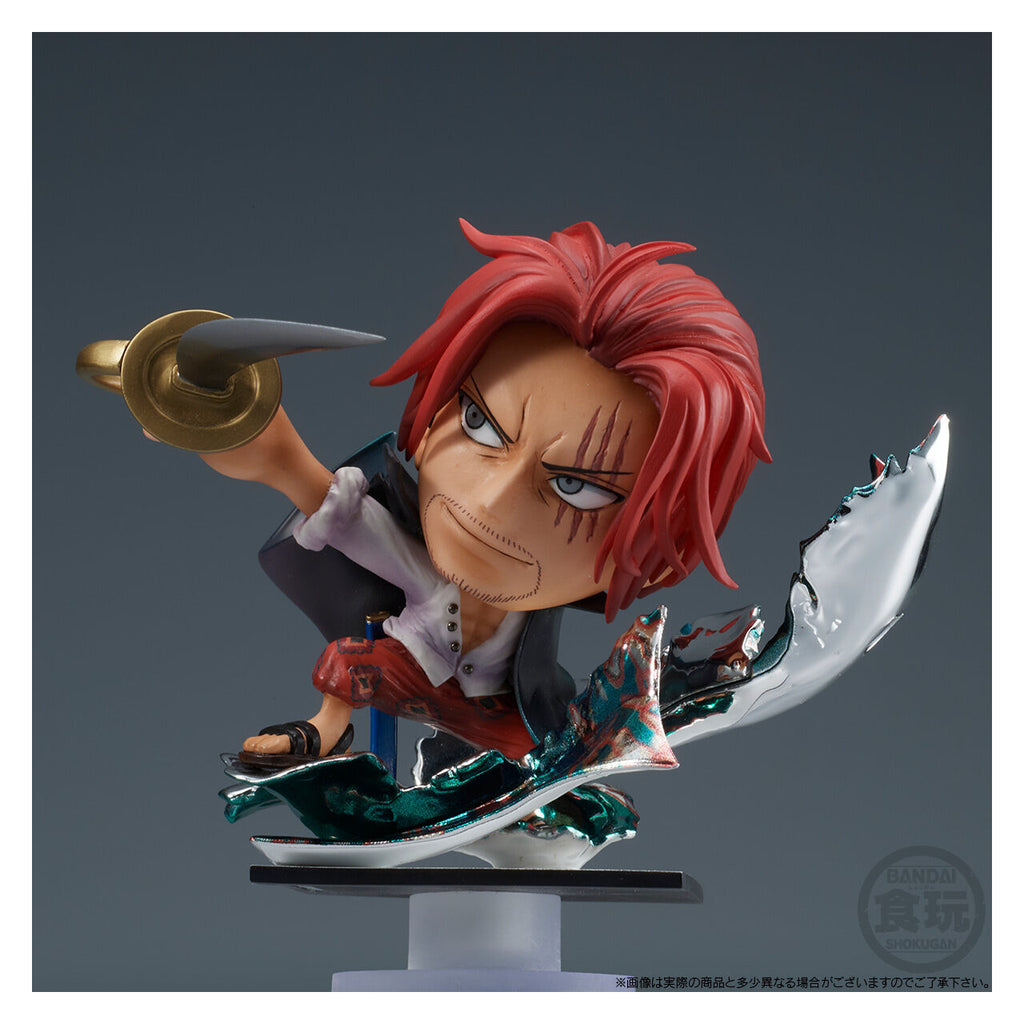 NIFORMATION FIGURE (MONKEY D. LUFFY / SHANKS / BUGGY / MARSHALL D. TEACH) W/O GUM  海賊王 路飛 撒古斯 巴奇 黑胡子