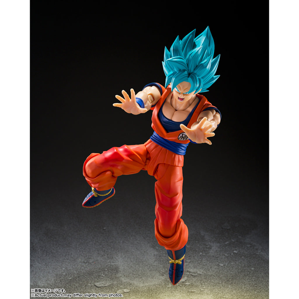 SHF SSGSS SON GOKU (BLUE POWER TRANSCENDING LIMITS) 龍珠 超級 撒亞人 神 孫 悟空