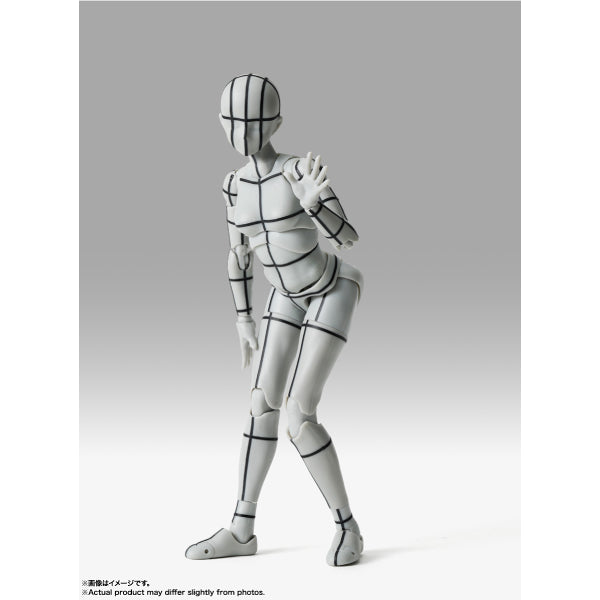 S.H.Figuarts Sports- Edition -WIRE FRAME- (Gray Color Ver.) (BODY KUN/ BODY CHAN) 素體君 素體醬 運動