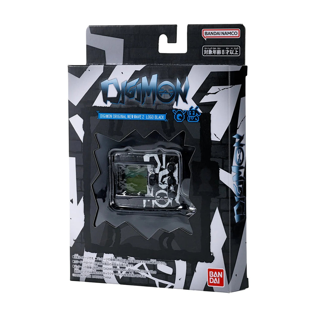 DIGIMON ORIGINAL NEW WAVE 2 LOGO BLACK 數碼暴龍 機