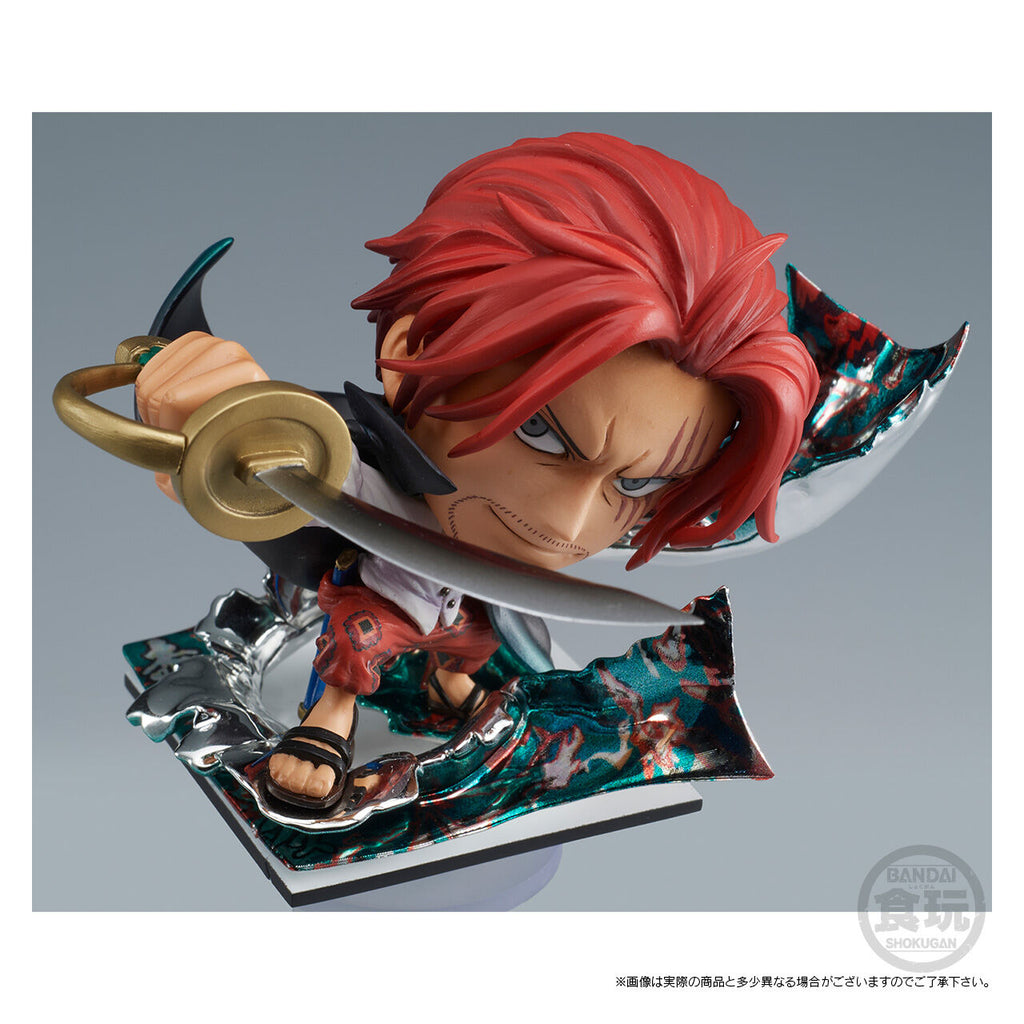 NIFORMATION FIGURE (MONKEY D. LUFFY / SHANKS / BUGGY / MARSHALL D. TEACH) W/O GUM  海賊王 路飛 撒古斯 巴奇 黑胡子