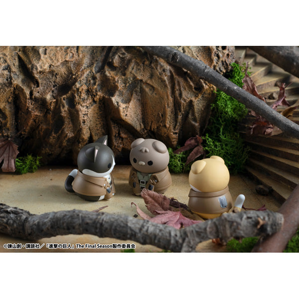 MEGA CAT PROJECT Attack on Titan Attack on Tinyan Gathering Scout Regiment danyan！(set of 8) (2026 Jan Resale ver.) 進擊的巨人
