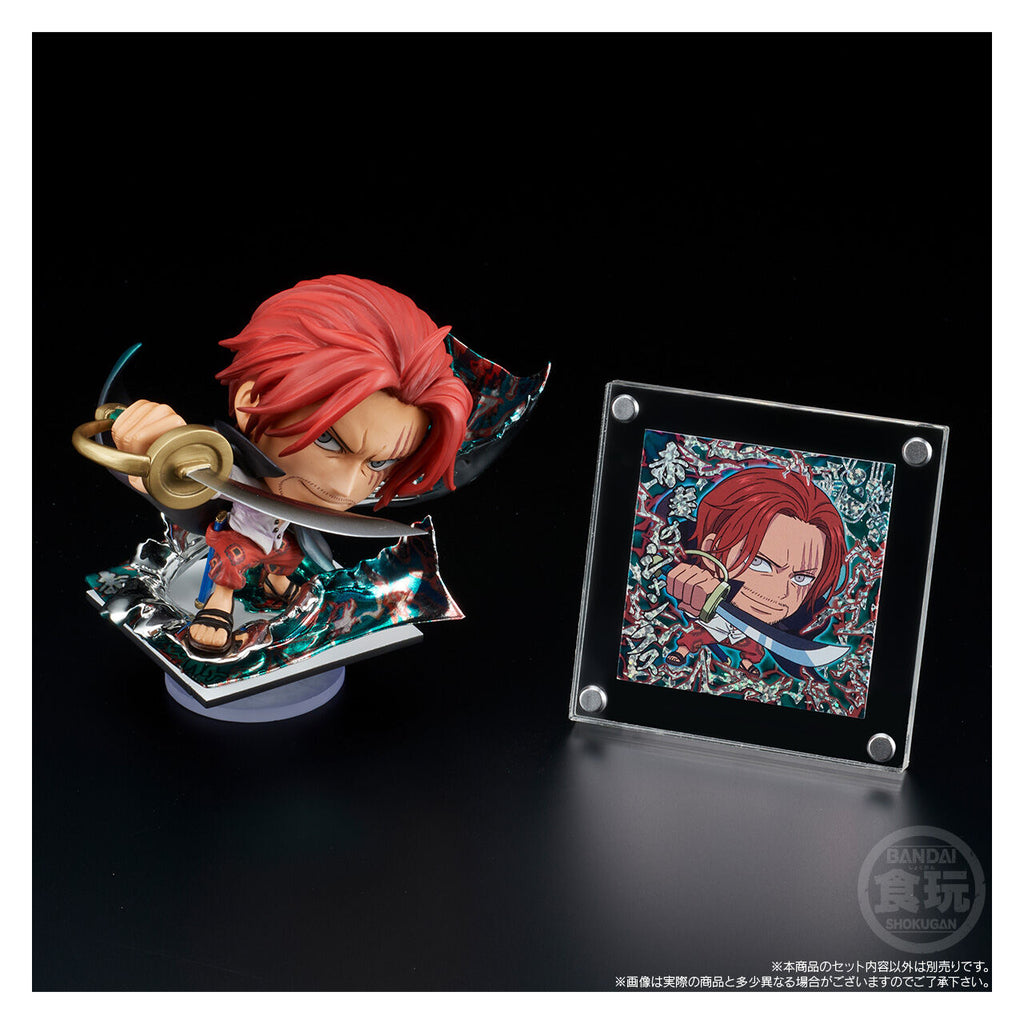 NIFORMATION FIGURE (MONKEY D. LUFFY / SHANKS / BUGGY / MARSHALL D. TEACH) W/O GUM  海賊王 路飛 撒古斯 巴奇 黑胡子