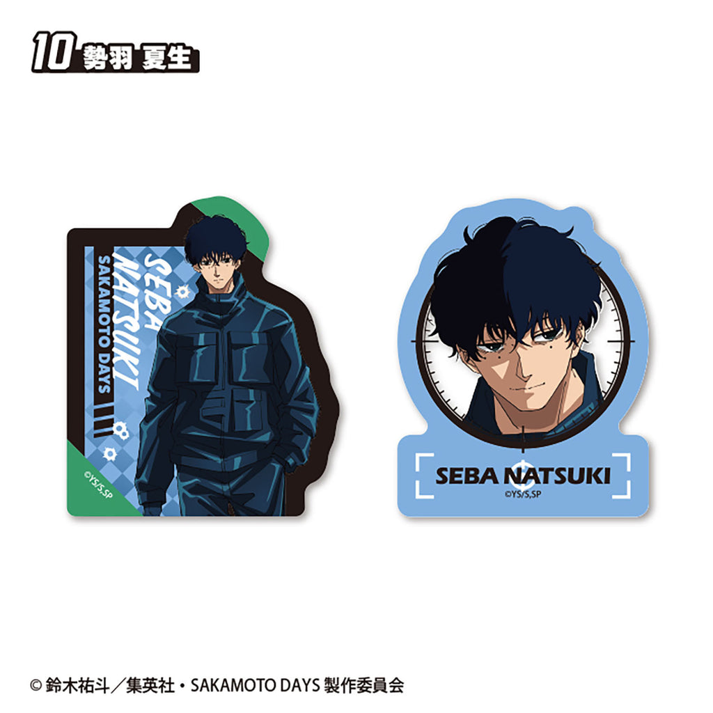 SAKAMOTO DAYS W Die-cut Clear Stickers (set of 15) 坂本日常