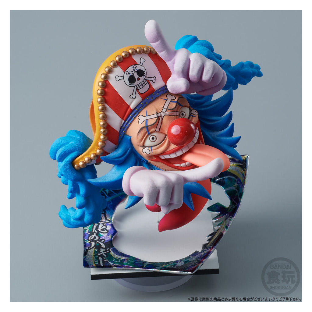 NIFORMATION FIGURE (MONKEY D. LUFFY / SHANKS / BUGGY / MARSHALL D. TEACH) W/O GUM  海賊王 路飛 撒古斯 巴奇 黑胡子