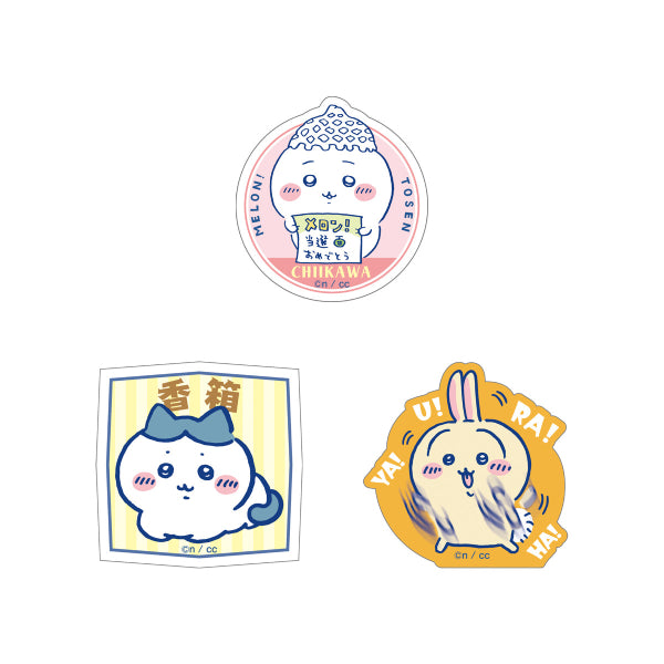 SOMETHING SMALL AND CUTE DIE-CUT STICKERS WITH GUMMY 4 (box of 12 packs) Chiikawa ちいかわ 小可愛 吉伊卡哇 貼紙